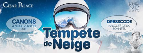 TEMPETE DE NEIGE Speciale Noël