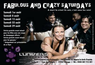 Fabulous and Crazy Saturdays