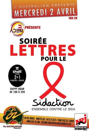 Soirée Lettres Pour le Sidaction