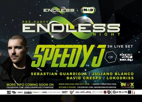 Pré-Party ENDLESS project : ENDLESS Night w. SPEEDY J