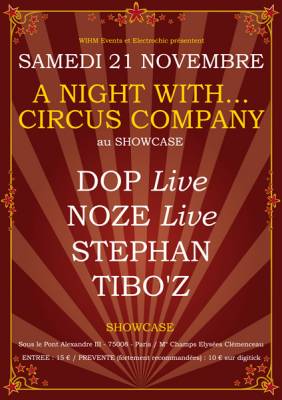 A NIGHT WITH… CIRCUS COMPANY feat DOP & NOZE