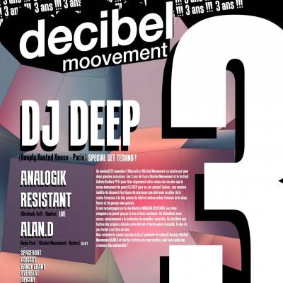 D&CIBEL MOOVEMENT BIRTHDAY PARTY with DJ DEEP