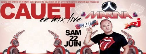 CAUET en mixe Live au MARINA BARCARES