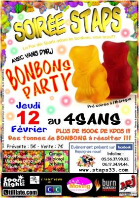 Soirée STAPS BONBONS Party!!!