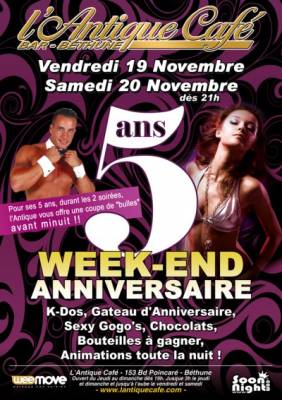 Les 5 ans de l antique café