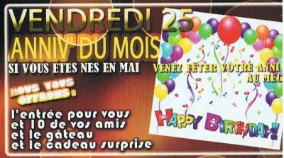 Anniv’ Du Mois