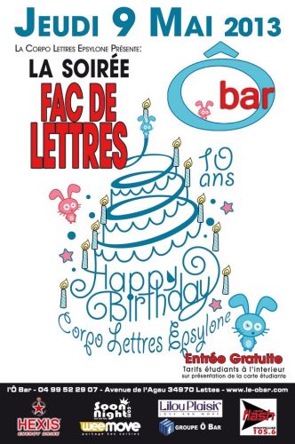 Les 10 ans de la Corpo Lettres Epsylone