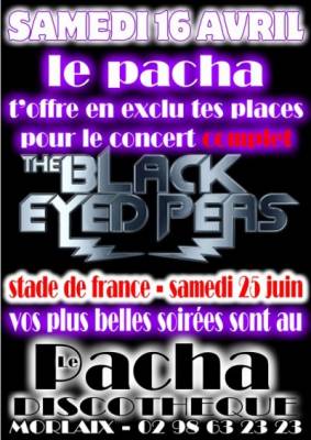 GAGNES TES PLACES  POUR « THE BLACK EYED PEAS »