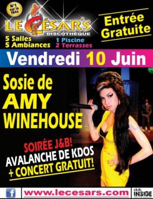 soirée de AMY WINEHOUSE