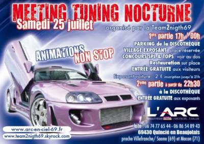 Meeting Tuning Nocturne organisé par la Team2night69