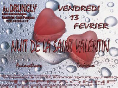 NUIT DE LA SAINT VALENTIN