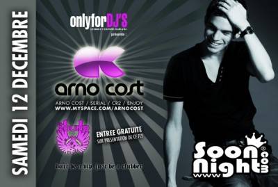 Arno Cost – 100 invitations a GAGNER !!!