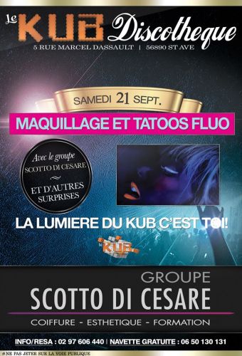 Maquillages et tatoos fluo