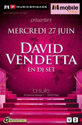 DAVID VENDETTA en LIVE