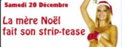 La mère noële fait son strip tease