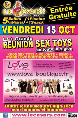 soirée SEX TOYS « LOVE boutique »