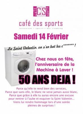 L’anniversaire de la machine à laver