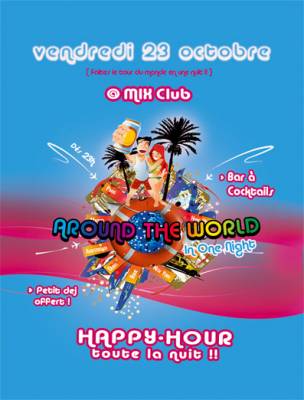 AROUND THE WORLD au MIX CLUB