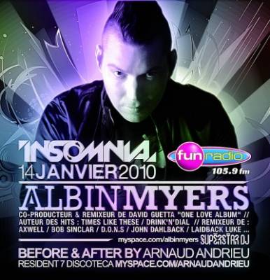 INSOMNIA ALBIN MYERS Super Star Dj