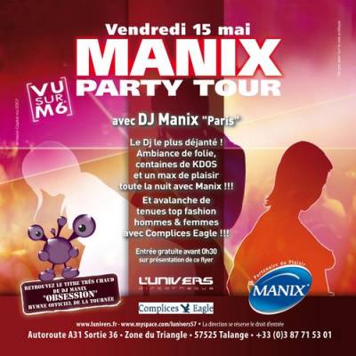 Manix Party Tour