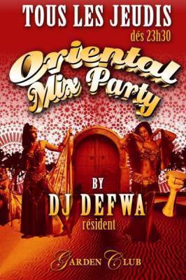 ORIENTAL MIX PARTY GRATUIT POUR TOUS LE JEUDI