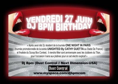 Dj BPM & Réno Birthday