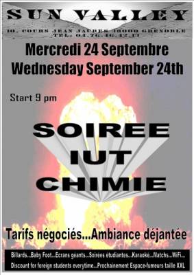 SOIREE IUT CHIMIE