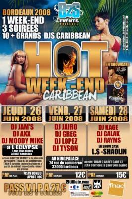 HOT WEEK END CARIBBEAN