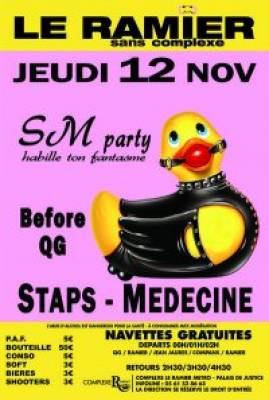 Soirée STAPS / Médecine : SM Party