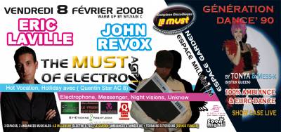 DJ’S JOHN REVOX + ERIC LAVILLE + TONYA EN LIVE ></noscript> THE MUST OF ELECTRO – ACT 1