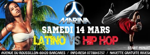 Soirée LATINO VS HIPHOP @ Le Marina