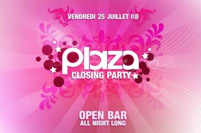 Open Bar / Plaza Closing Party