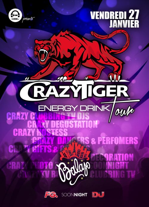 Crazy Tiger Energy Drink Tour