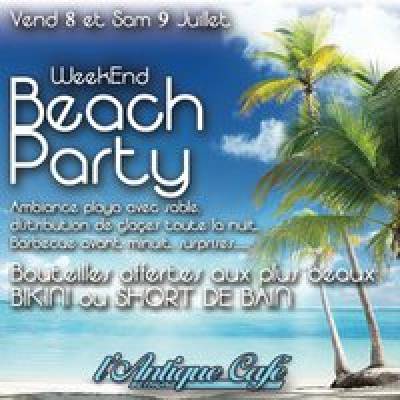 week end beach party