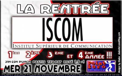 La rentrée ISCOM