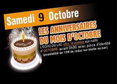 Les anniversaires du mois