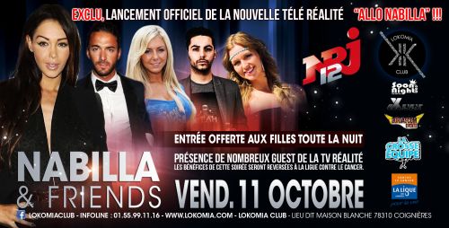 Nrj12 @Lokomia poue le lancement de l’émission Allo Nabilla