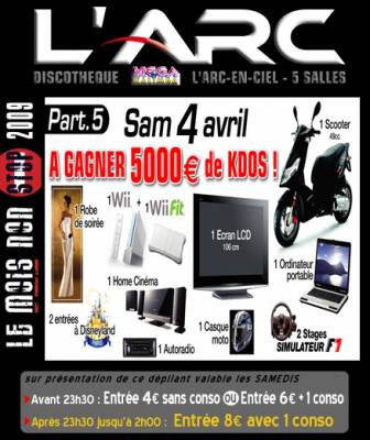 MOIS NON STOP PART.5: GRANDE FINALE 5000EUROS KDOS