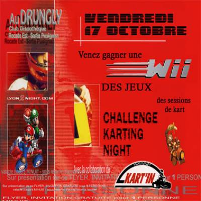 Challenge karting Night