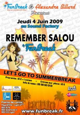 SHOOTING : REMENBER SALOU by Funbreak.fr