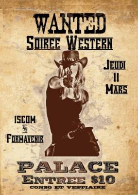 WANTED : Soirée Western