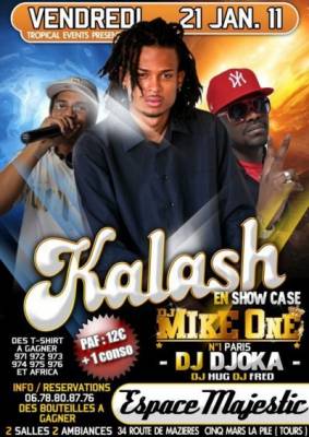 Kalash en Show Case & DJ Mike One & DJ Djoka