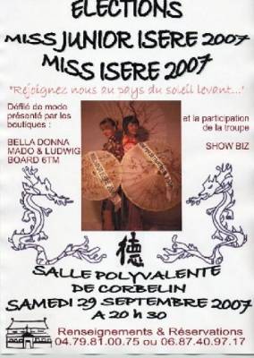 Election miss junior isere 2007 et Miss isere 2007