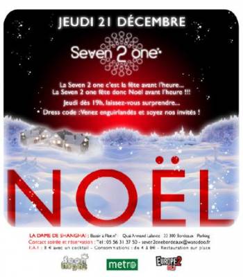 Seven2one fête Noël