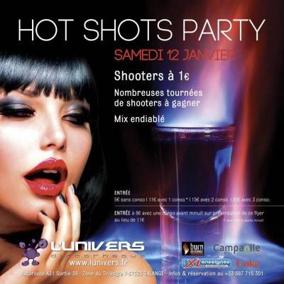 soirée Hot SHOTS PARTY