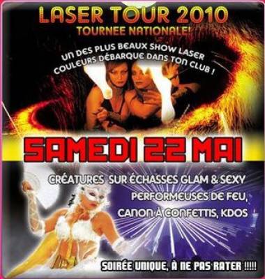 Soirée Laser Tour 2010 – Show créatures