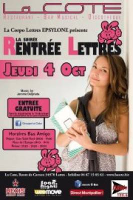 La Rentrée Lettres