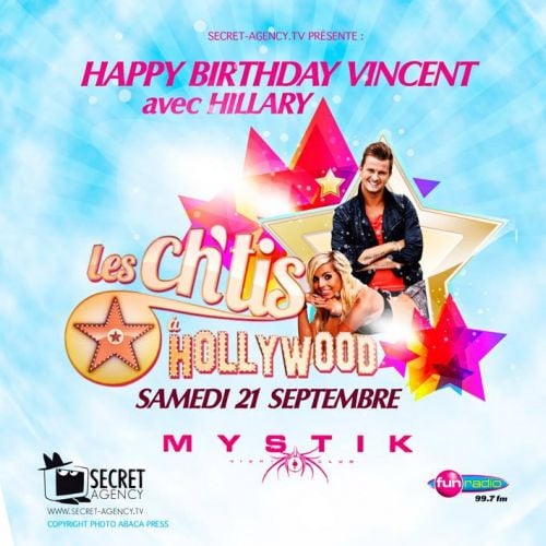 SAMEDI 21 SEPTEMBRE : LES CH’TIS AU MYSTIK ! (VINCENT & HILLARY)