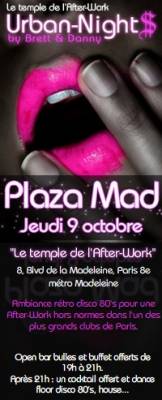 AFTER-WORK @ PLAZA MADELEINE