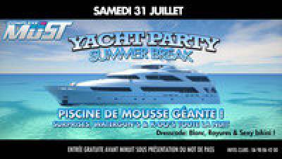 YACHT PARTY – Summer Break !